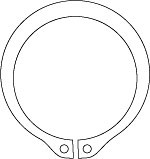 ГОСТ 13942-86 Стопорное кольцо для вала наружное эксцентрическое
