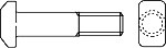 DIN 261 Болт с прямоугольной Т-образной головкой