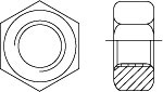 ГОСТ Р 52645-2006 (ISO 4775) Гайка высокопрочная шестигранная с увеличенным размером под ключ