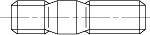 ГОСТ 22037-76 Шпилька резьбовая с ввинчиваемым концом длиной 1,6d, класс точности A