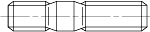 Шпилька DIN 939 резьбовая с ввинчиваемым концом (1,25d)