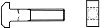 DIN 186 Болт к пазам станочным обработанным, Т-образный, неполная резьба, четырехгранный подголовник