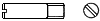 DIN 427 Винт установочный (штифт резьбовой), неполная резьба, прямой шлиц
