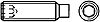 DIN 915 Винт установочный с внутренним шестигранником и цилиндрическим концом (цапфой)