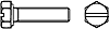 DIN 933 Болт с шестигранной головкой, прямой шлиц, полная резьба